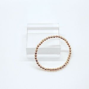 Handmade Gold Small Beaded Bracelet